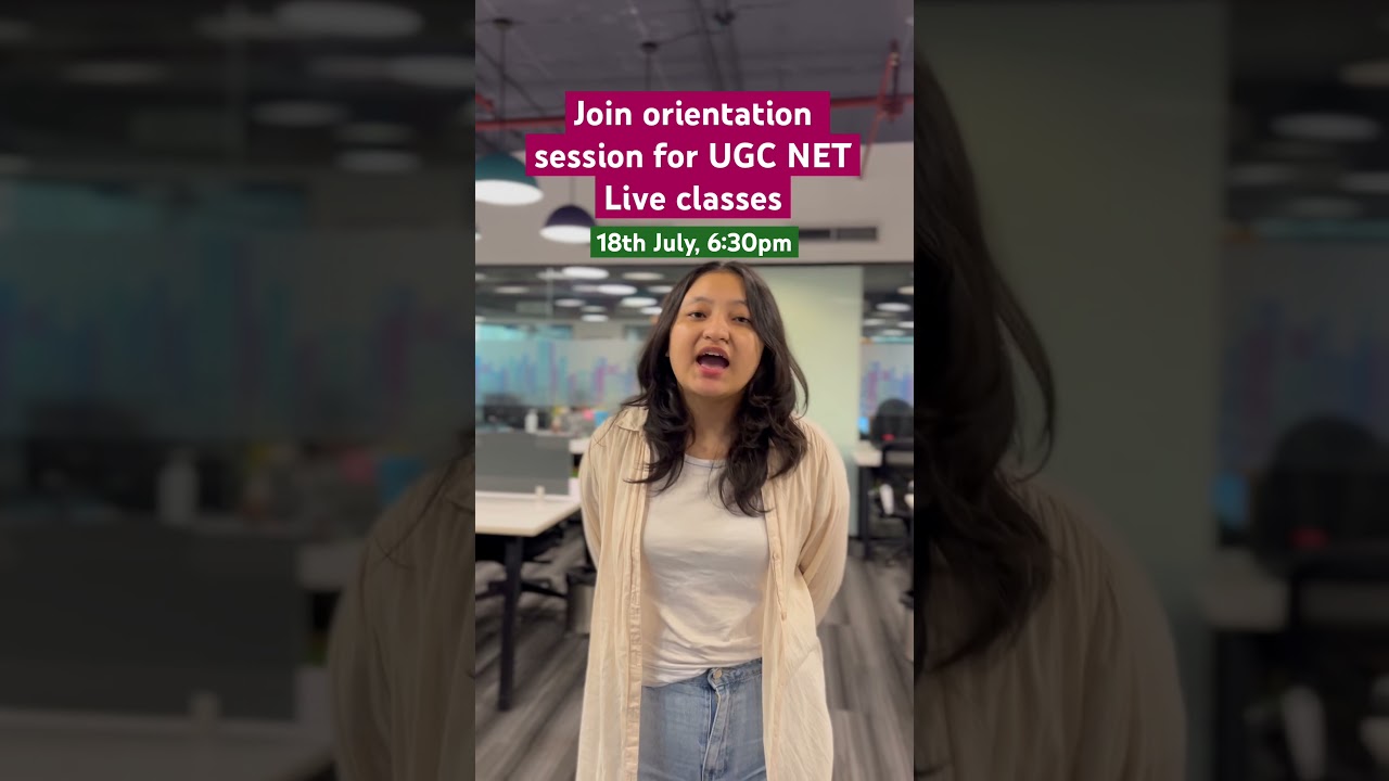 Join orientation session for UGC NET LIVE CLASSES today at 6:30pm. See you all there. #ugcnet
