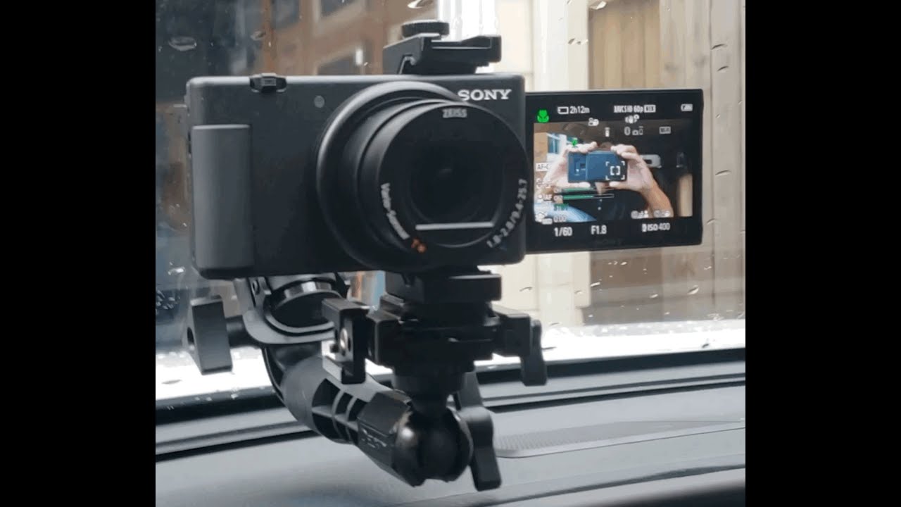 Sony ZV-1 Dash Cam and Car Vlogging Rig
