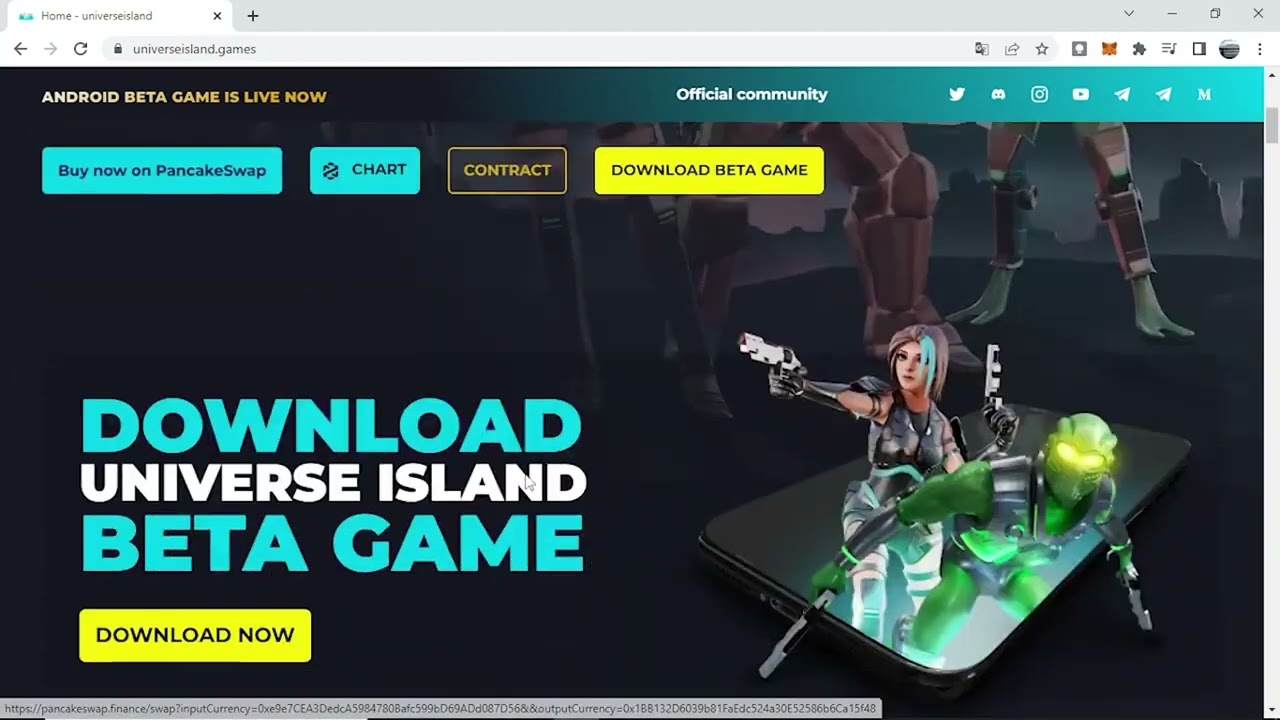 Next Potential NFT Game ( Universe Island )