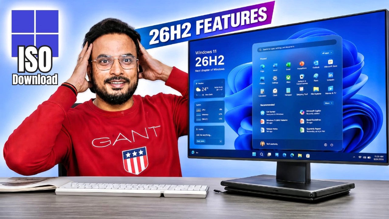 Windows 11 26H2 Is More POWERFUL with its FEATURES - Let's download and install