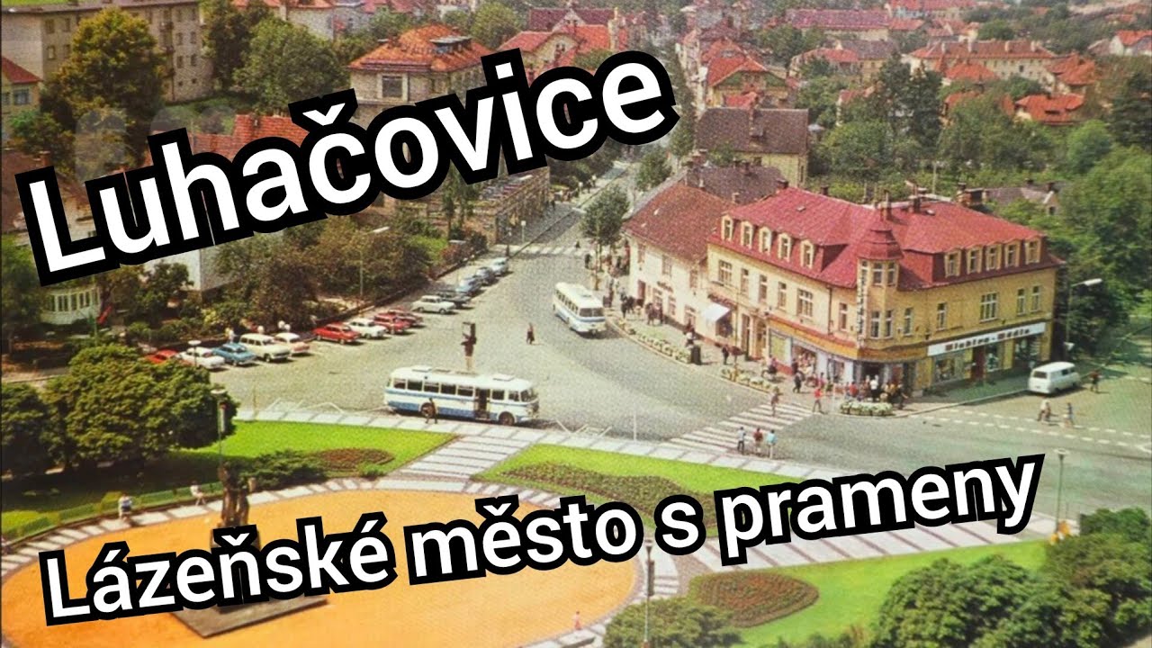 Luhačovice – krásné lázeňské město s prameny - historické fotografie
