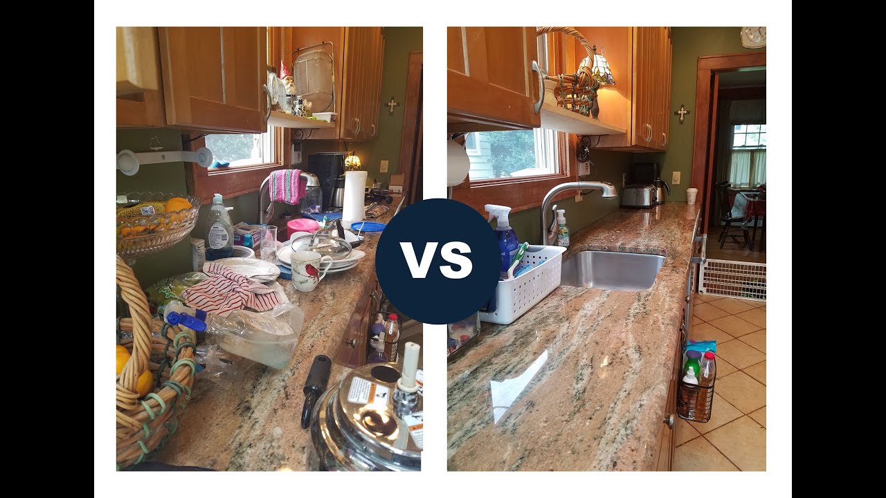Sophia VS. The Kitchen ||  Just me...CLEANING!!!!