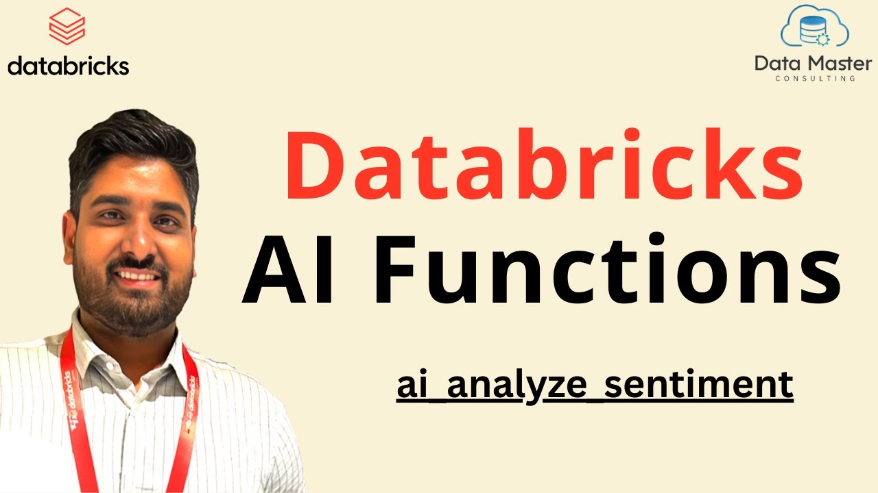 Apply AI on Data Using Databricks AI Functions | Sentiment Analysis Made EASY 🚀