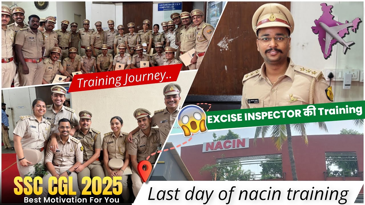 EXCISE INSPECTOR TRAINING 🎖️| Training Journey🤩 | 3 Months Training In 7 minutes ft. @IamSid