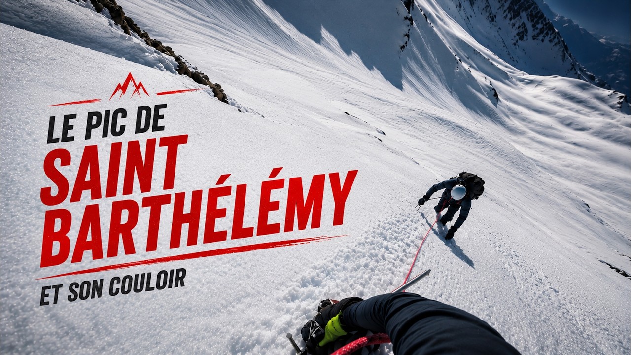 Alpinisme hivernal dans les Pyrénées : Face SE du Pic de Saint-Barthélémy