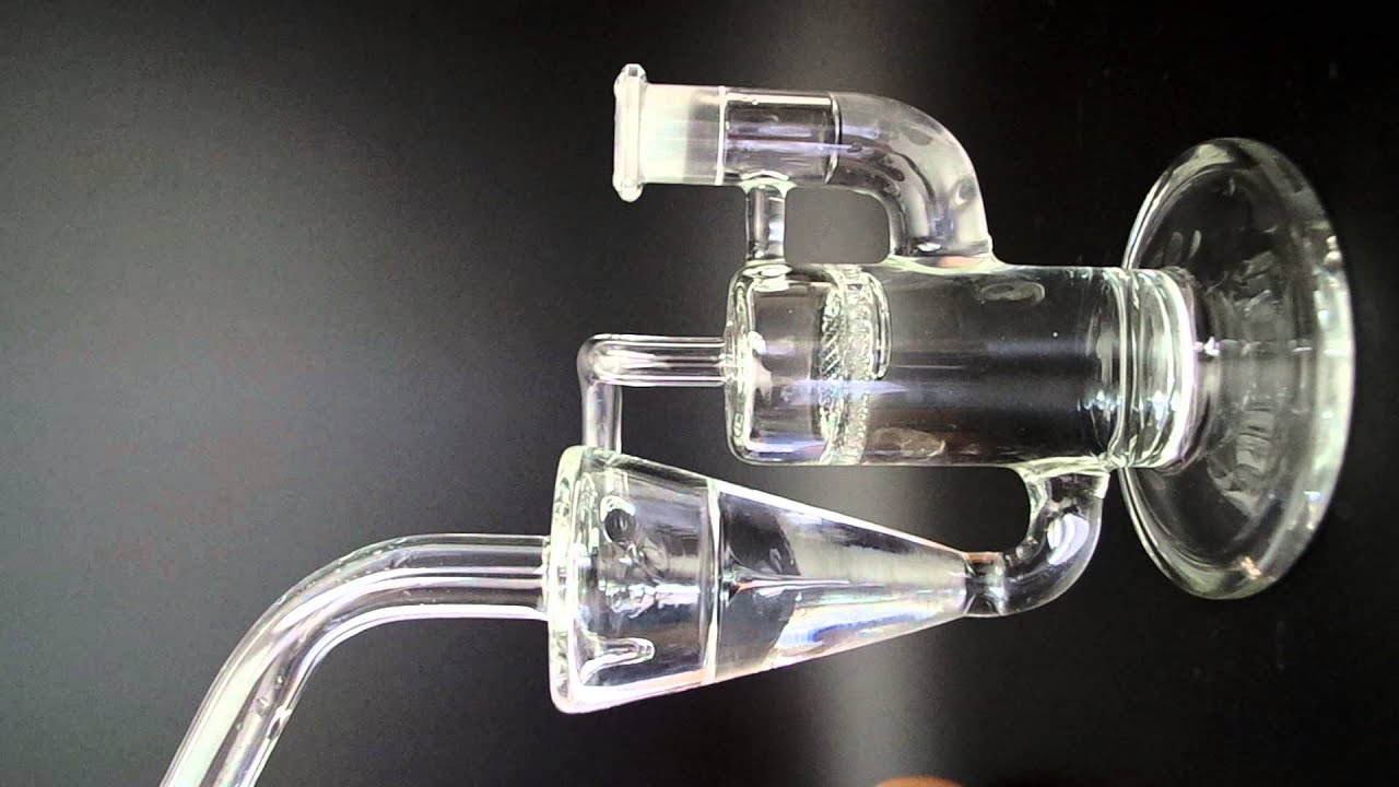 glass bong honeycomb recycler  Cyclone function video
