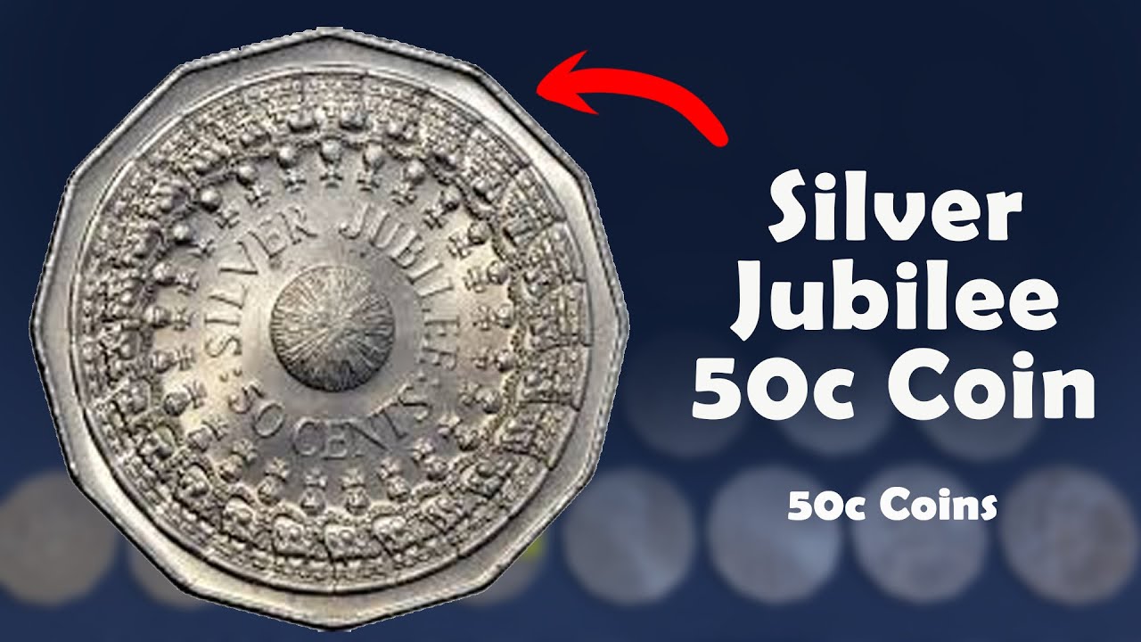 Silver Jubilee 50c Coin 👑 (50c Coins)
