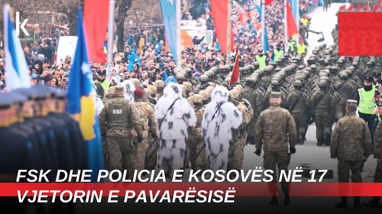 FSK dhe Policia e Kosoves ne 17 vjetorin e pavaresise se Kosoves - Katror Media