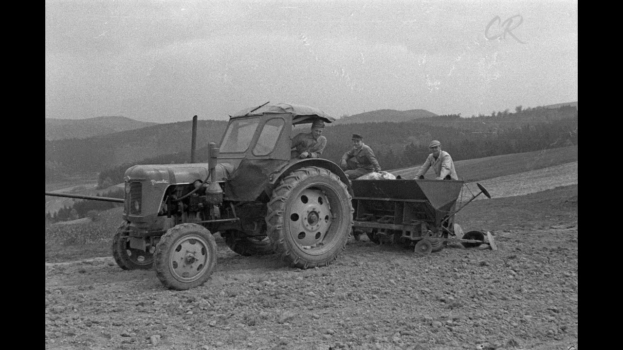 LPG Filme - Kartoffellegen auf dem Baiersberg in Trusetal Mai 1960