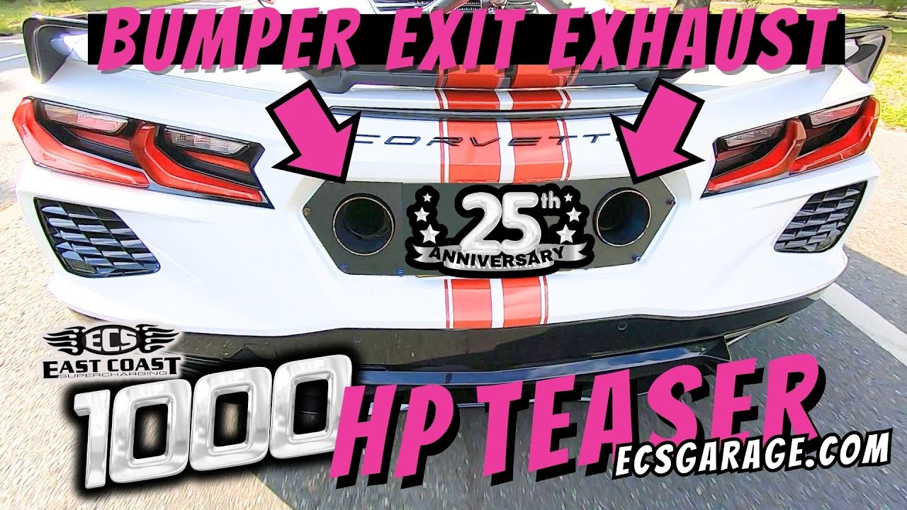 ECS 1,000HP Package Teaser Bumper Exit Exhaust www.ecsgarage.com