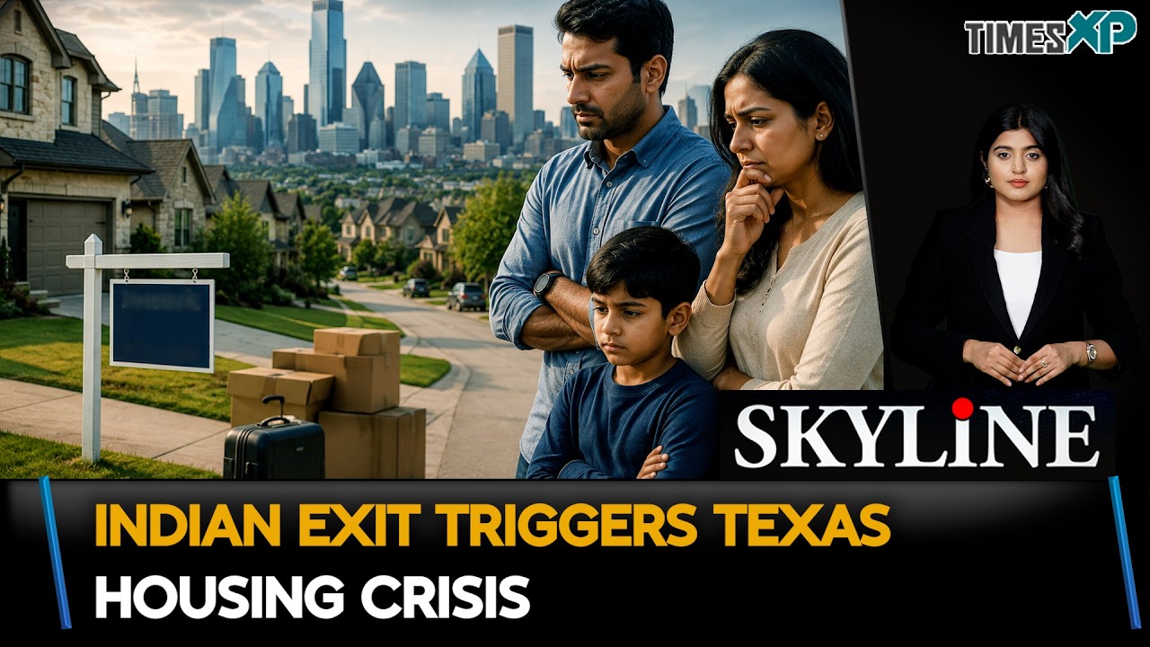 Indian Exit From U.S. Triggers Texas Housing Crisis| Indians In The U.S.| Skyline With Driti Atri