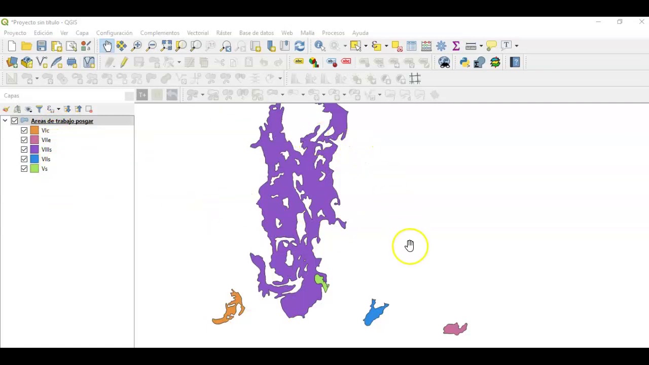 Construyendo el mapa: Asignando colores y etiquetas en Qgis