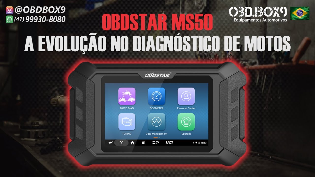 OBDSTAR MS50 A Evolução no Diagnóstico de Motos