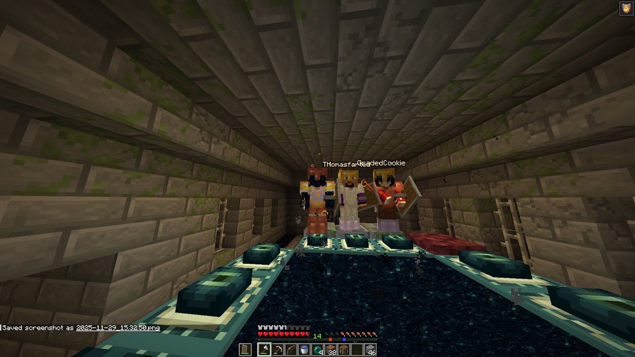 Minecraft speedrun with friends