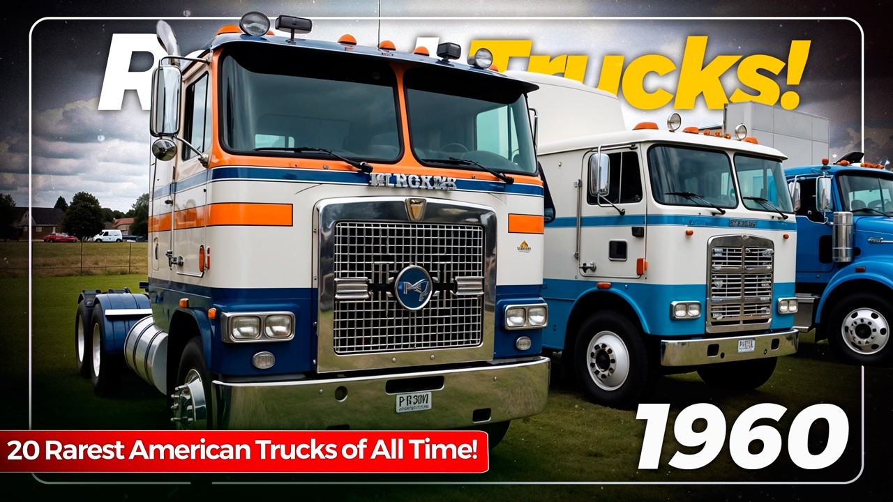 20 RAREST American Old Trucks From The 1960s, We Want Back! 🚛✨