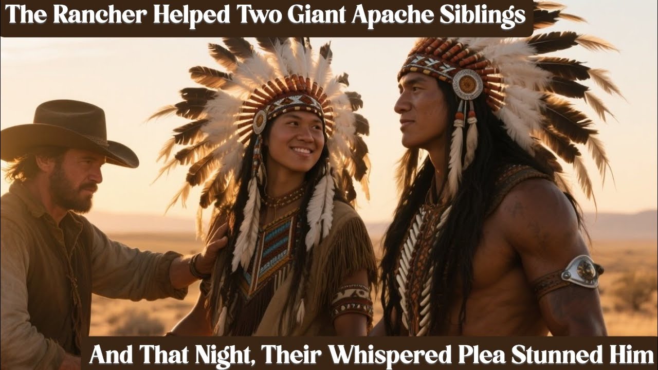 The Rancher Helped Two Giant Apache Siblings—And That Night, Their Whispered Plea Stunned Him