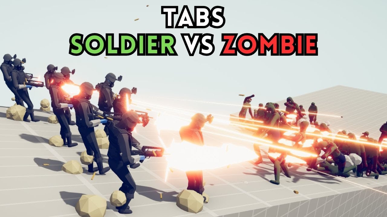 TOTALLY ACCURATE BATTLE SIMULATOR: Soldier VS Zombie Ep 1: Training Simulation and First Outbreak