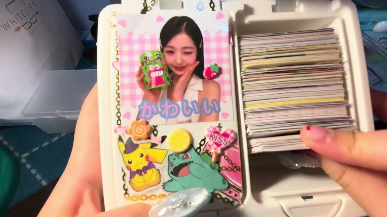 네일팁 끼고한 포카포장
