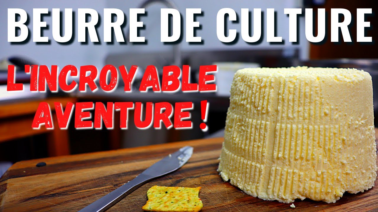 L'INCROYABLE aventure du BEURRE de culture du FROMAGER URBAIN (premier essai pour moi OUF! FAIL?)