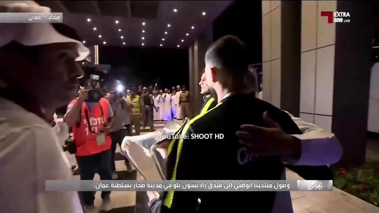 استقبال أهل عمان بولاية صحار المنتخب القطري بعد التتويج بكأس أمم آسيا في الامارات