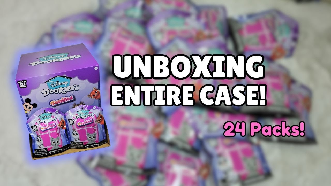 Unboxing A WHOLE CASE Of Fuzzified Doorables JUST to get SCRUMP!