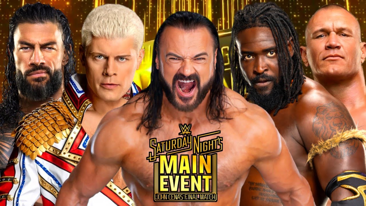 Roman Reigns Vs Cody Rhodes Vs Drew Vs Oba Femi Vs Randy Orton - WWE Championship Match | Main Event