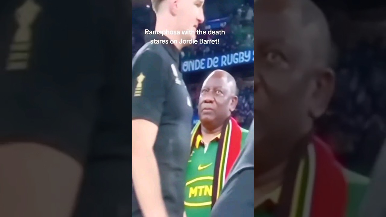 NEW ZEALAND PLAYERS Reject CYRIL RAMAPHOSA's Handshake 👀😬🇿🇦 | #LOUDTV #RWC2023 #RWCFinal