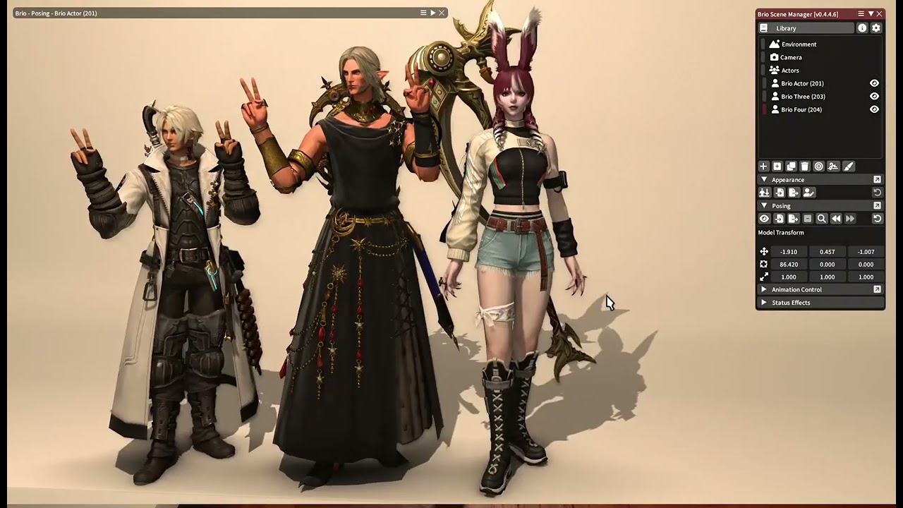 How to Gpose in FFXIV with Brio - Part 3: Posing Bodies