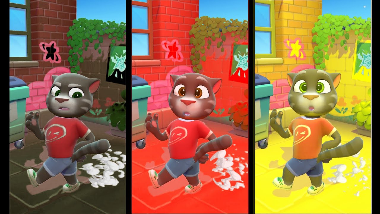 Talking Tom Cat 2025 Funniest Moment - - Colors Gameplay Part 166 -- Happy Birthday Tom