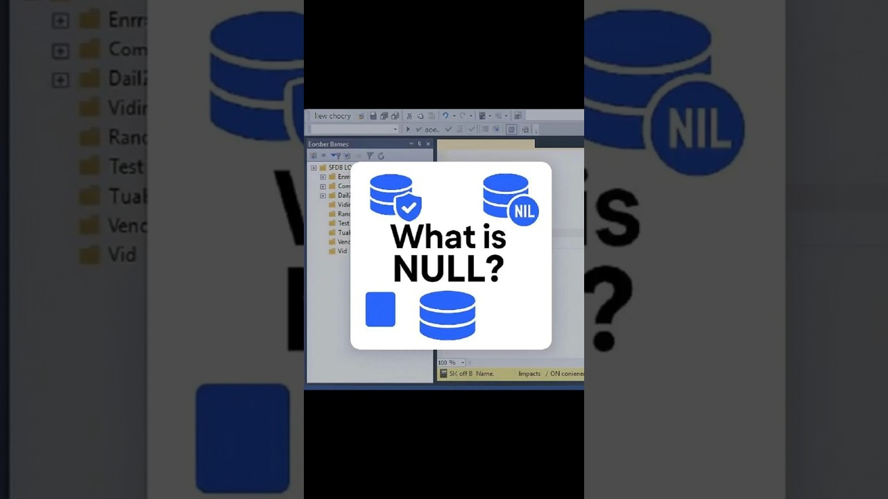 What is NULL in SQL ?