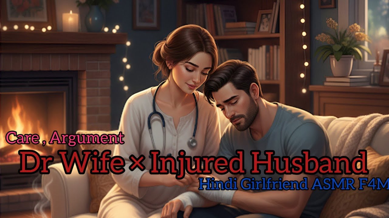 Your Doctor Wife Bandages You 🩹(Hindi)| Argument🔥 | Cozy care 🫂❤ | Hindi Girlfriend ASMR F4M ✨
