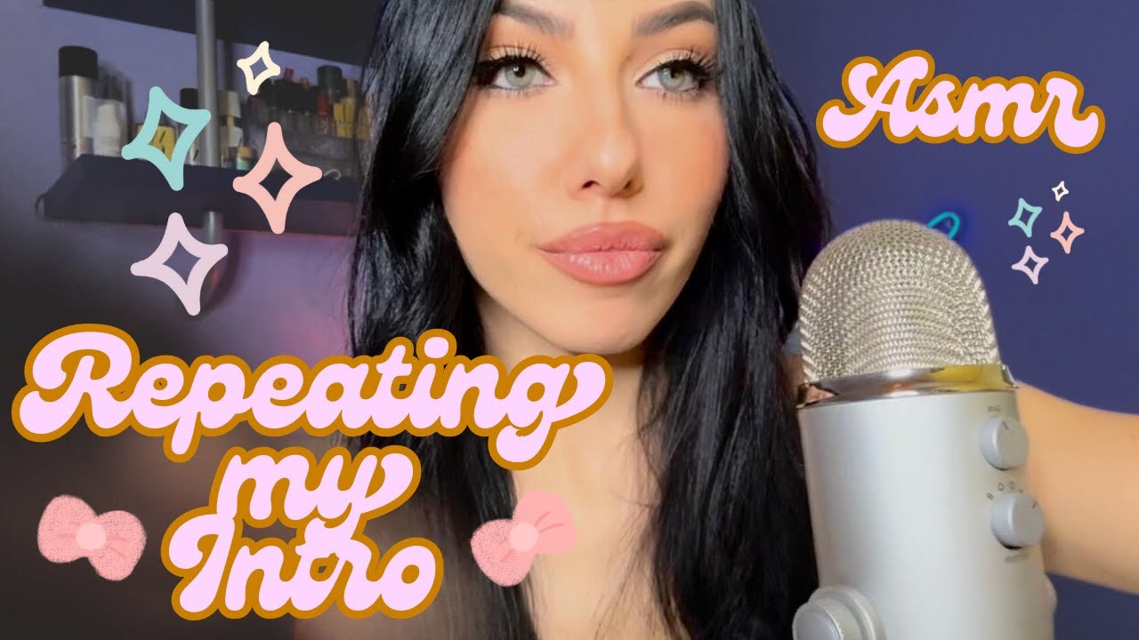 ASMR - Ripeto la mia Intro e il mio Outro + hand sounds/movements