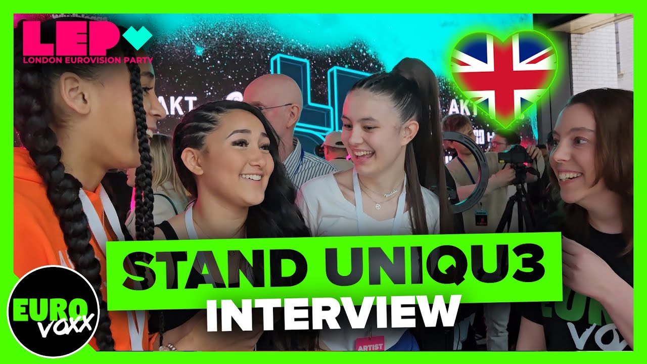 🇬🇧 STAND UNIQU3 (Junior Eurovision 2023) INTERVIEW @ London Eurovision Party 2024