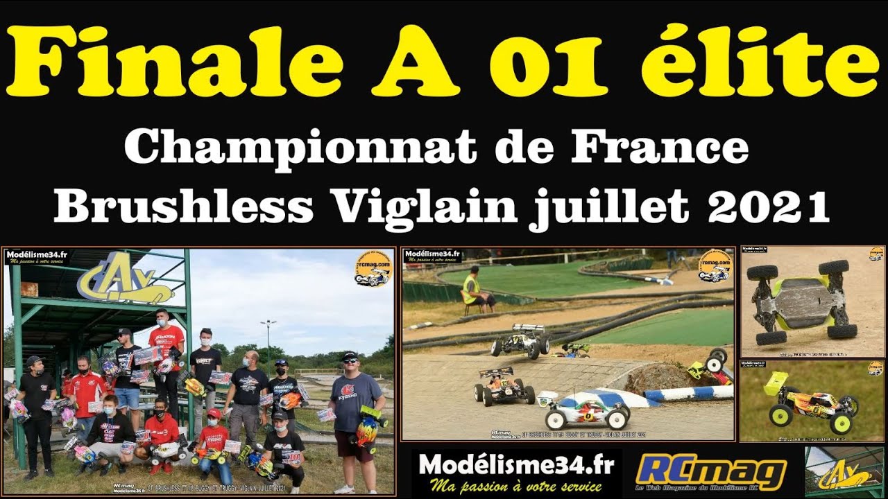 Finale A élite 01 du championnat de France TT 1/8 brushless Viglain juillet 2021