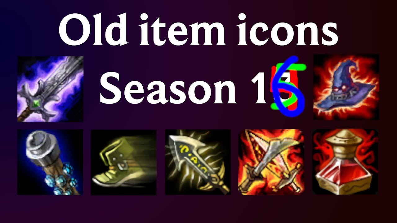 Bring back old item icons in 2026 League of Legends