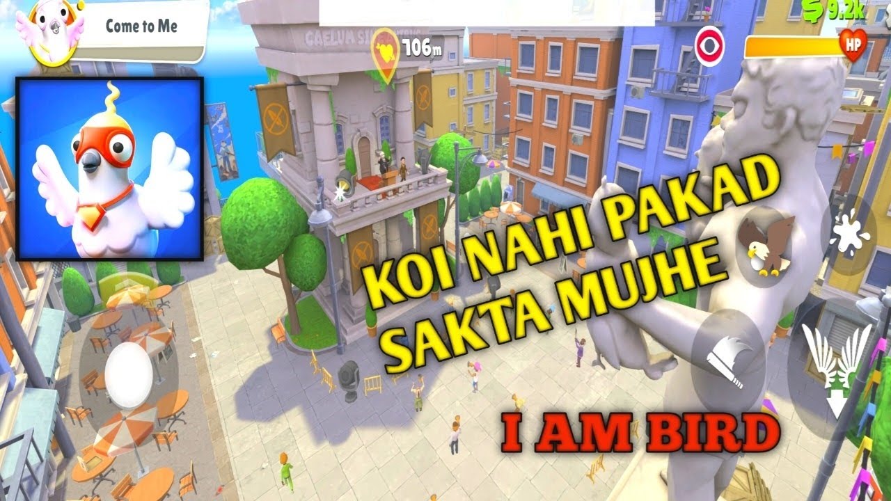 I Am Bird Gameplay 🐦| Crazy Flying & Funny Moments | Hindi