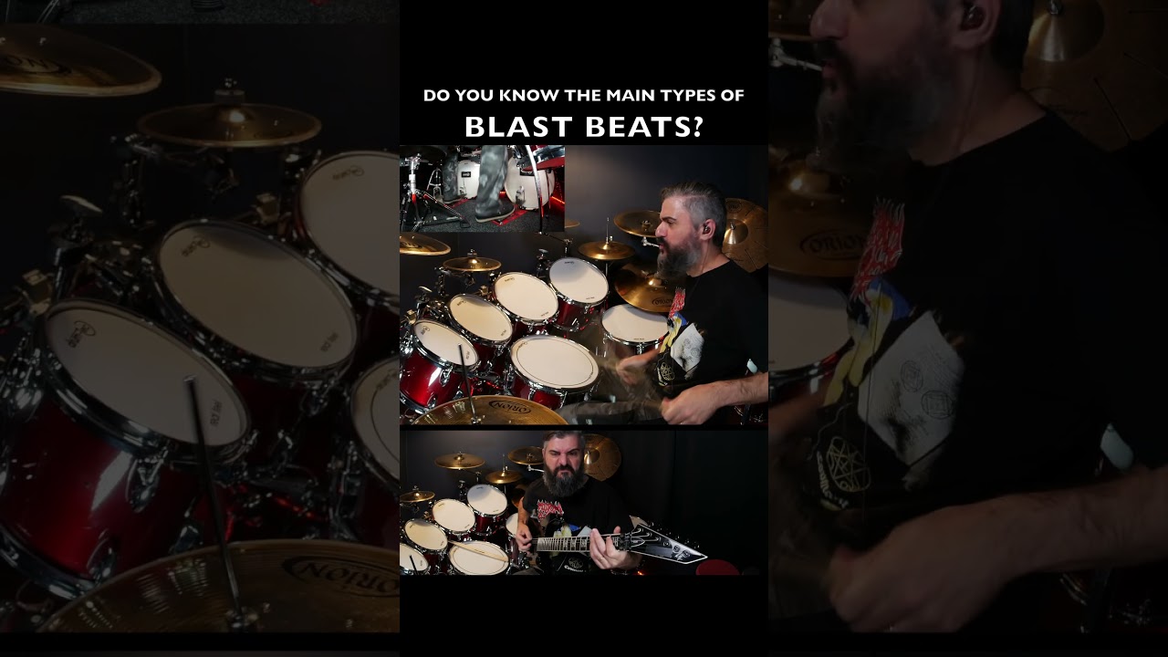 THE MAIN TYPES OF BLAST BEATS - HAMMER, TRADITIONAL and BOMB -