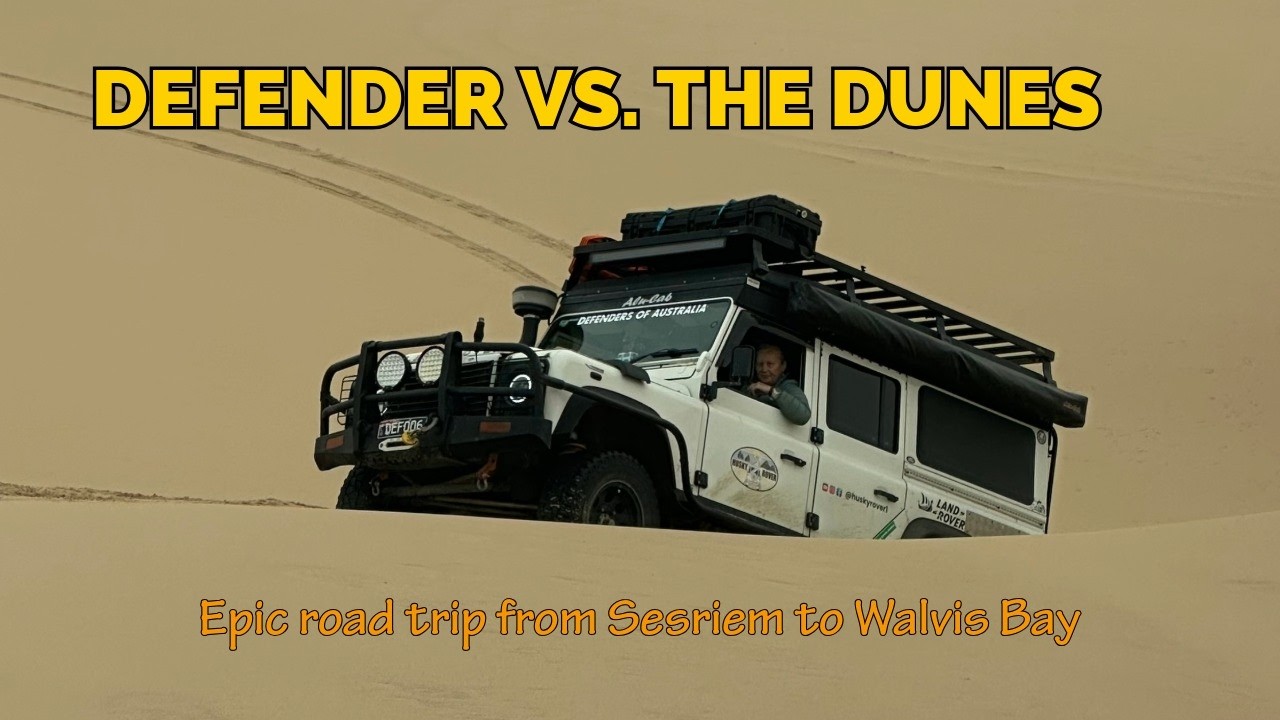 Dune Driving Sandwich Harbour | Epic Overlanding Namibia in a Land Rover Defender