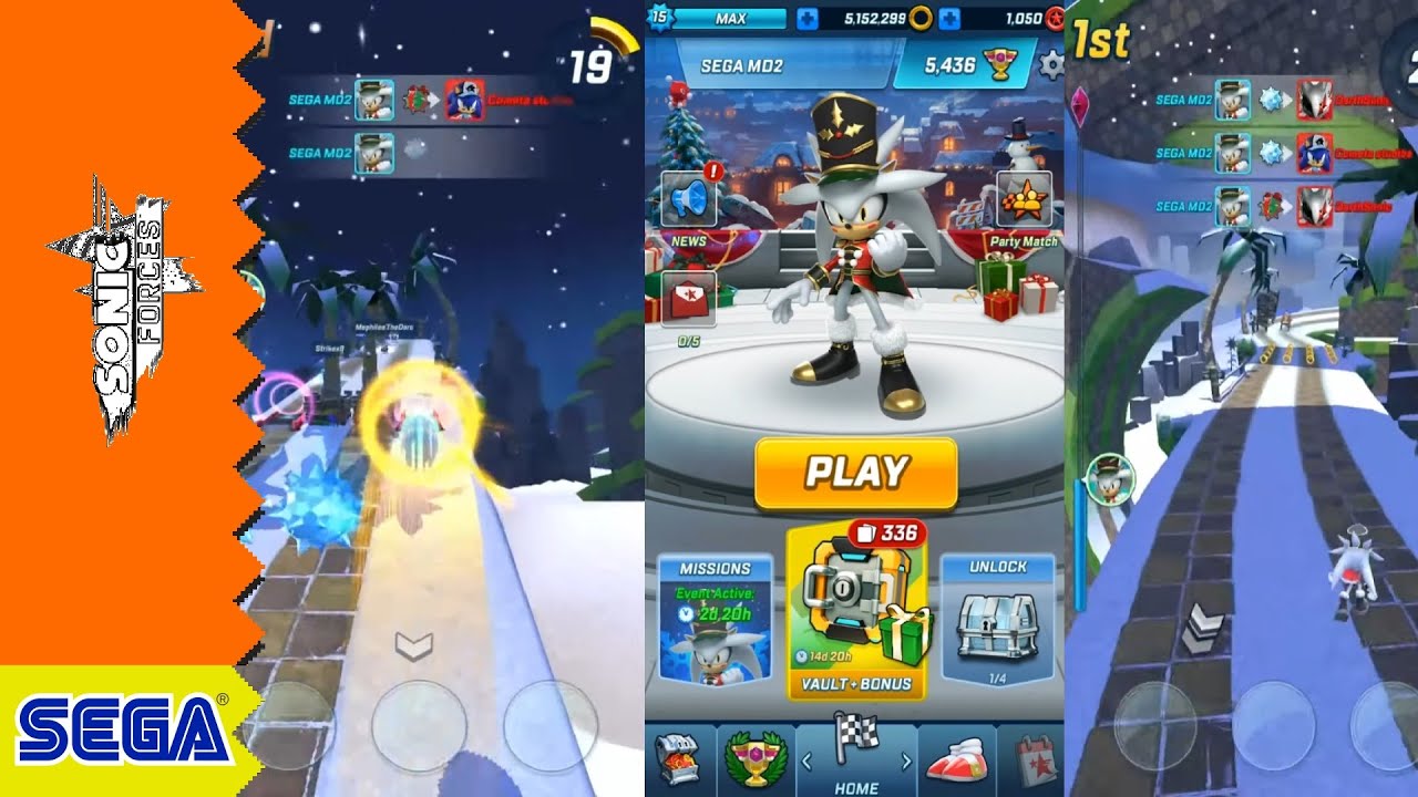 Sonic Forces Battle Speed - Nutcracker Silver The Hedgehog - Gameplay
