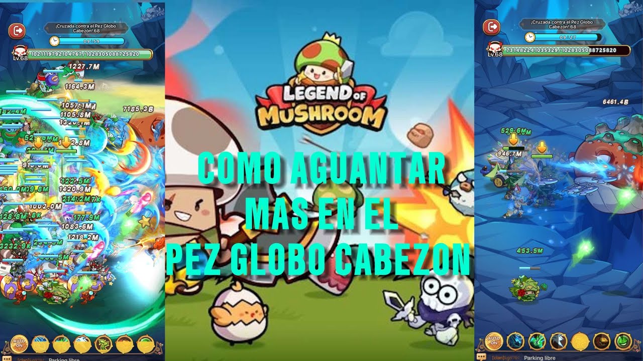 DAÑO Y AGUANTAR MAS EN EL PEZ GLOBO CABEZON / LEGEND OF MUSHROOM / Kaido