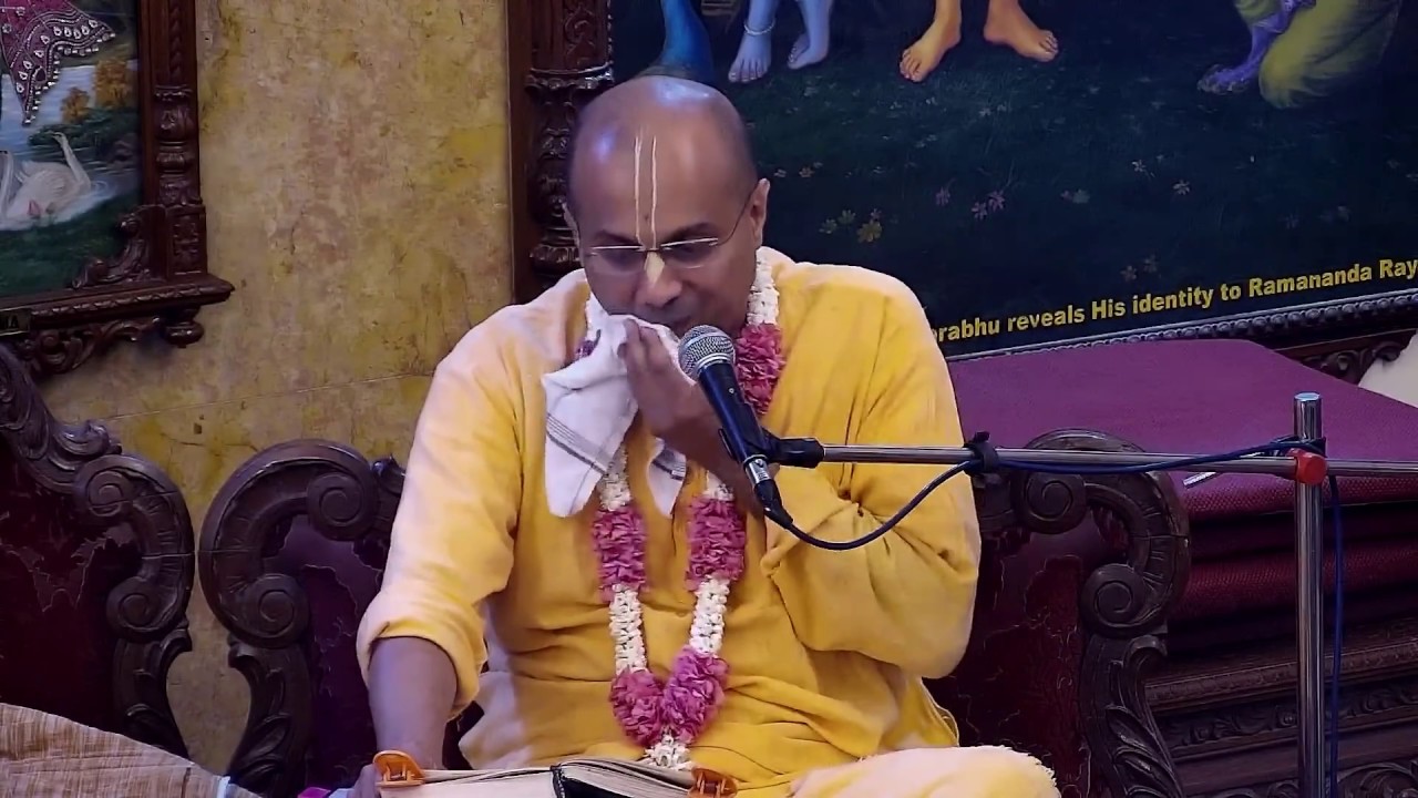 Vraj Bihari Prabhu Lecture on Learning To Pray From Prithu Maharaj at ISKCON Chowpatty