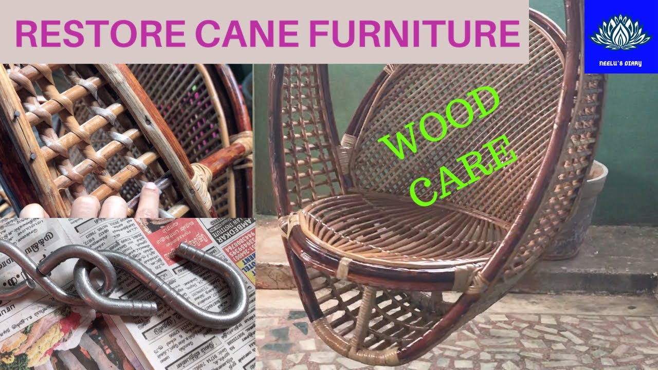 How to restore cane furniture | Bamboo swing care | how to care wood products | touchwood usage