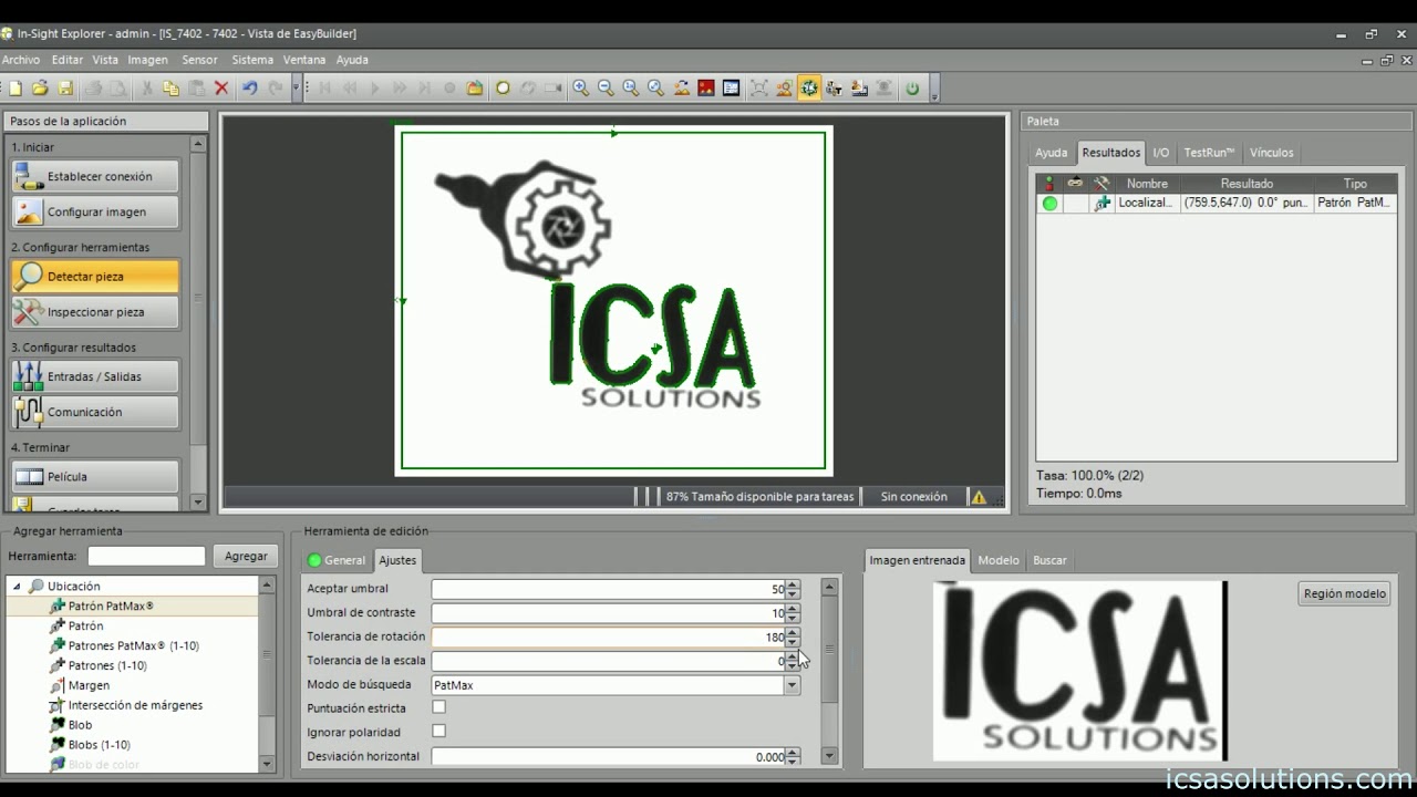 Programación Cognex  Easybuilder -  Configuración Inicial De Un Sistema De Visión