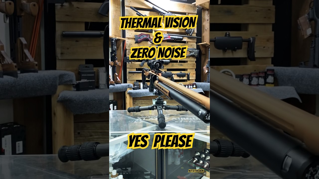 The Quietest Airgun: Custom AirMaks Katran & Pard SA32 Thermal Unit #southtexas #pestcontrol