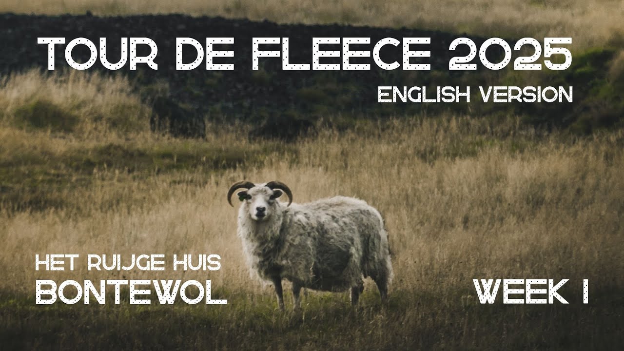 Tour de Fleece 2025, week 1 (English version)
