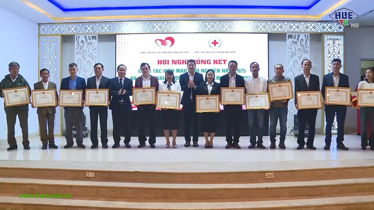 Thành phố Huế đạt 97% kế hoạch hiến máu năm 2025 với hơn 30.000 đơn vị máu