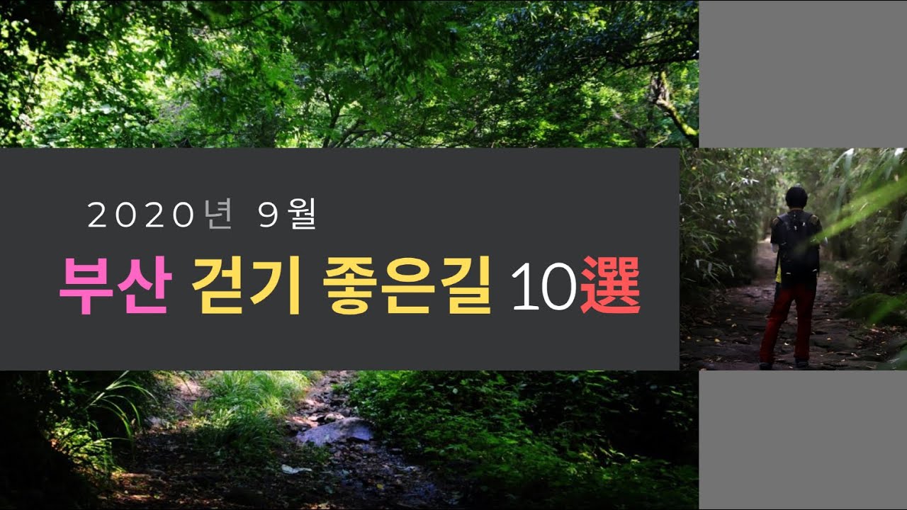 걷기 좋은길 추천 10선/부산