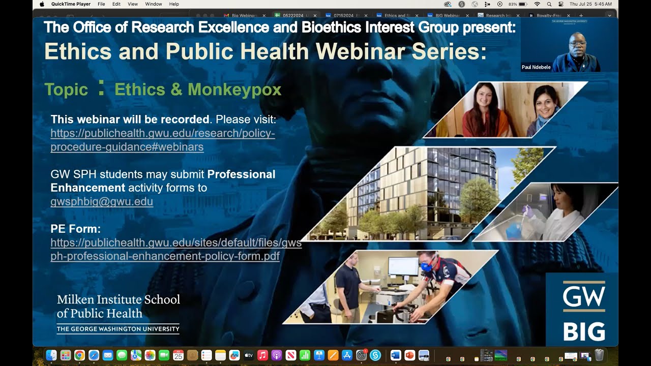 Ethics and Public Health Series: Ethics and Monkeypox | Bioethics Interest Group (BIG)