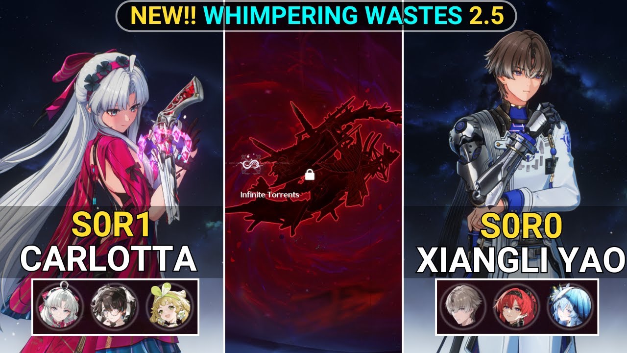 S0R1 Carlotta & S0R0 Xiangli Yao Showcase | Whimpering Wastes Wuthering Waves 2.5