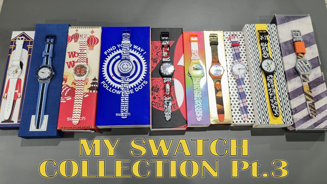 MY SWATCH COLLECTION Part 3 - Unusual Packaging and Colours!